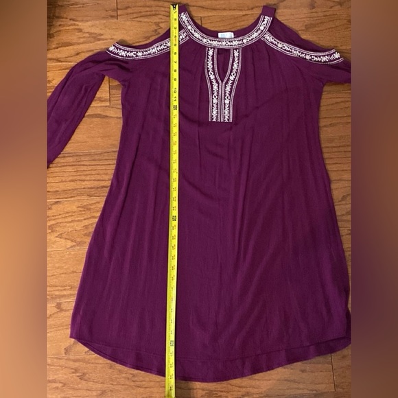 Time & Tru open shoulder long sleeves dress. XLarge - Picture 10 of 11